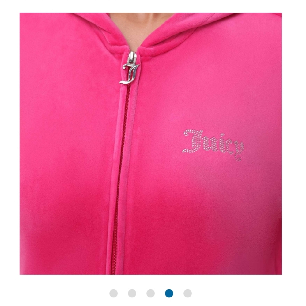 Juicy Couture Pink Hoodie Jacket